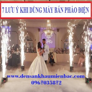 7 lưu ý khi dùng máy bắn pháo điện