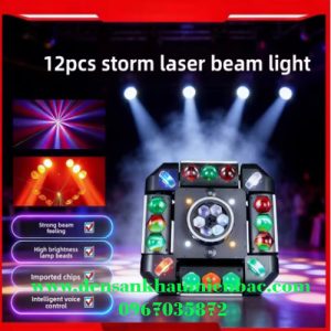 đèn moving 12 mắt vuông pro
